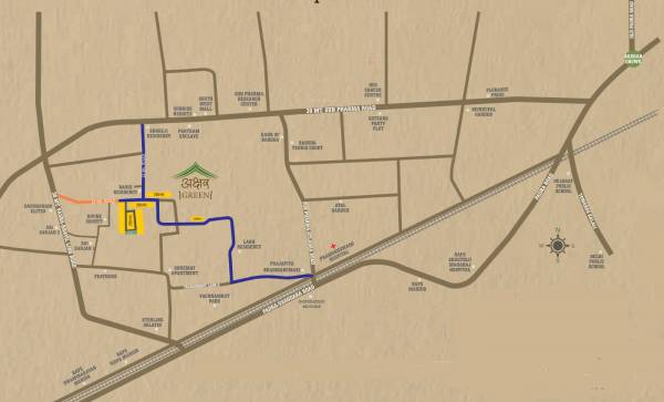  akshar-green-tower-a3-to-a9 Location Plan