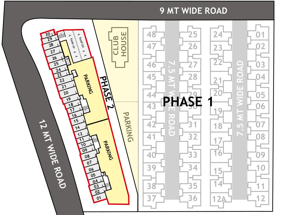  dream villas elite Layout Plan