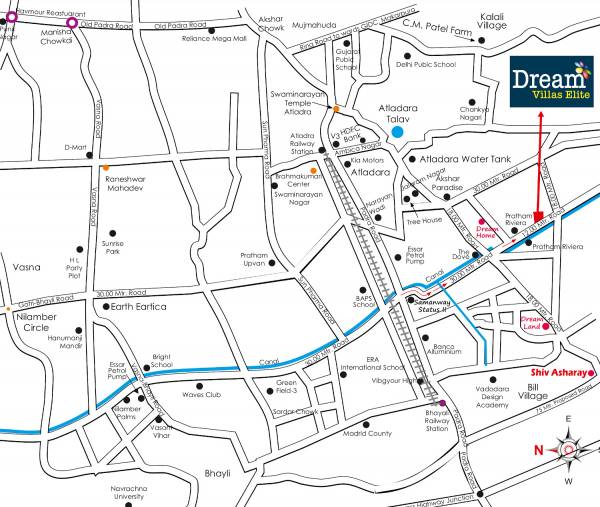 dream-villas-elite Location Plan