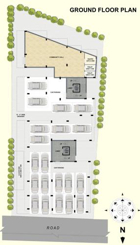  nirmala-prakash Nirmala Prakash Cluster Plan for ground Floor