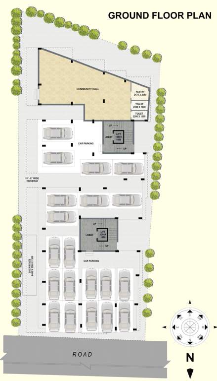  nirmala prakash Nirmala Prakash Cluster Plan for ground Floor