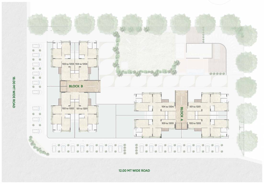  nb upavan Layout Plan