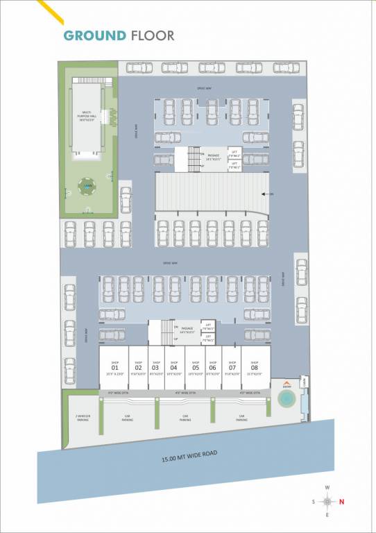 seasons skyline Tower A Cluster Plan