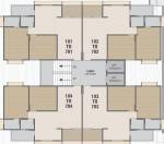  kanan-residency Kanan Residency Cluster Plan from 1st to 7th Floor