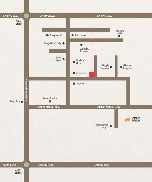  kanan residency Location Plan