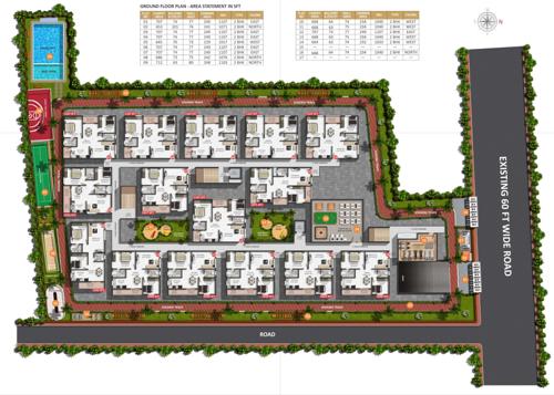  mythri-sunshine Mythri Sunshine Cluster Plan for ground Floor