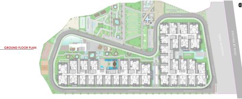  5-star-living Block A And Block B Cluster Plan for ground Floor