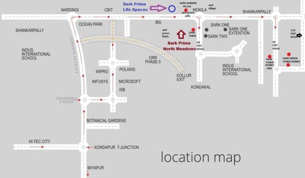 prime-north-meadows Location Plan