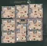  delight Delight Cluster Plan from 1st to 4th Floor