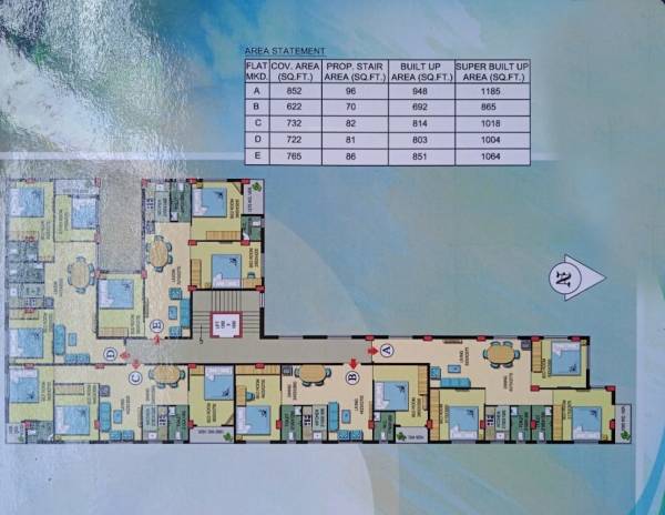  rittika-height Rittika Height Cluster Plan For Typical Floor