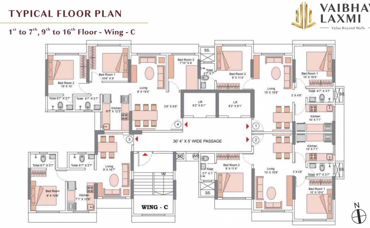  east syde Wing B Cluster Plan