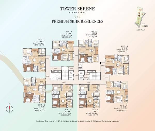  the-regent Serene Tower 1 Cluster Plan