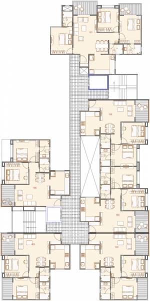  araya A Cluster Plan from 1st to 12th Floor