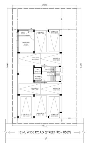  trambakeshwar-co-operative-housing-society Tramba Keshwar Cooperative Housing Society Cluster Plan For Ground Floor