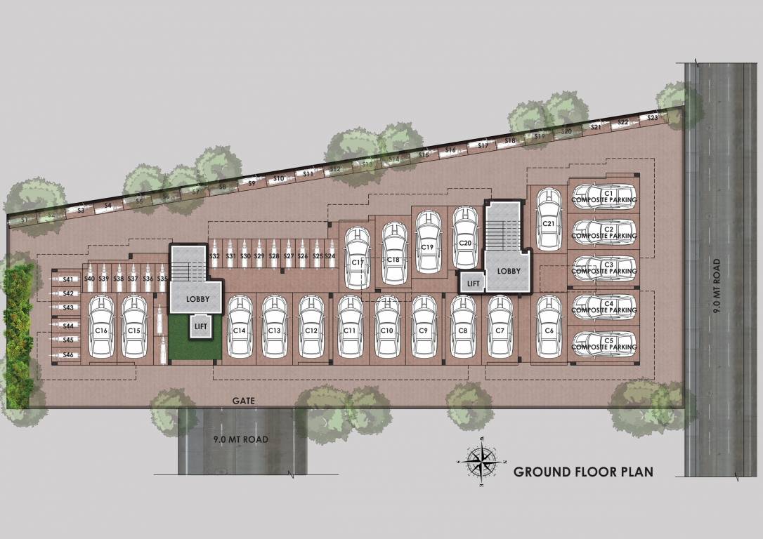  guru aangan Guru Aangan Apartment Cluster Plan