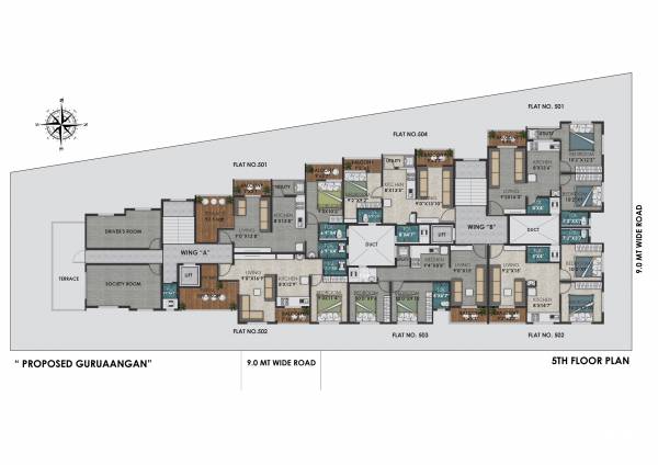  guru-aangan Guru Aangan Apartment Cluster Plan