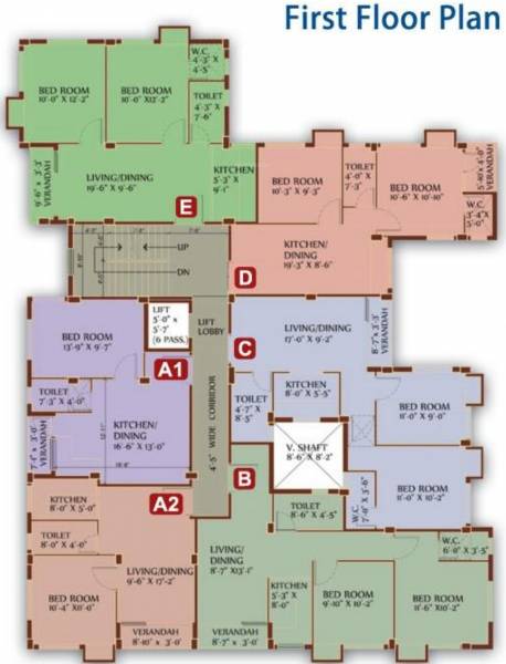 cascade Cascade Cluster Plan for 1st Floor