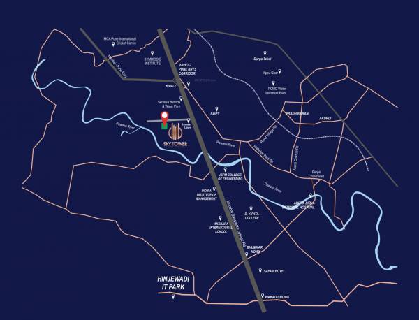  the-sky-tower Location Plan
