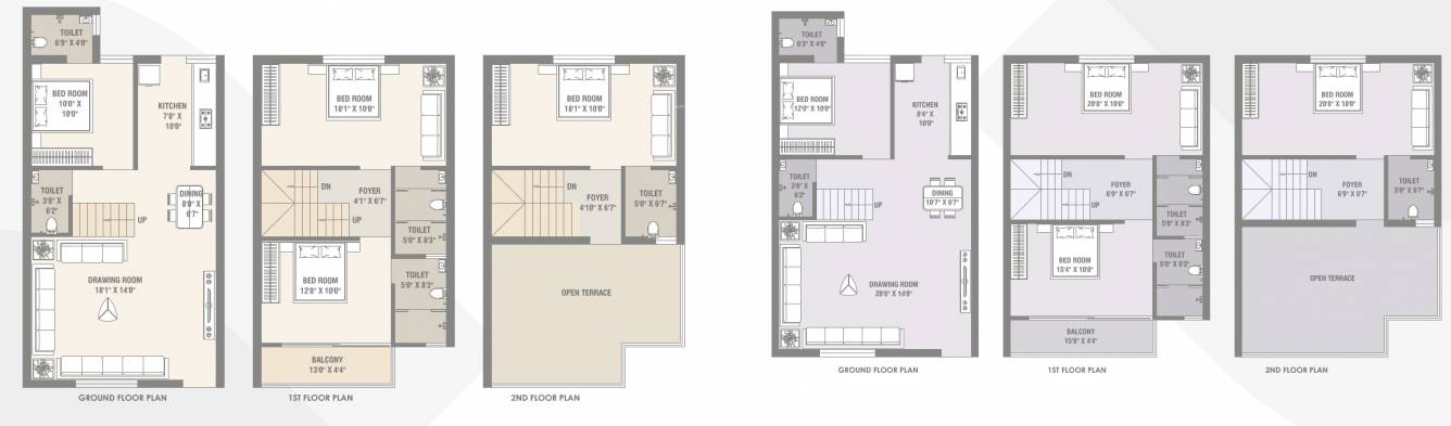  bunglows Cluster Plan