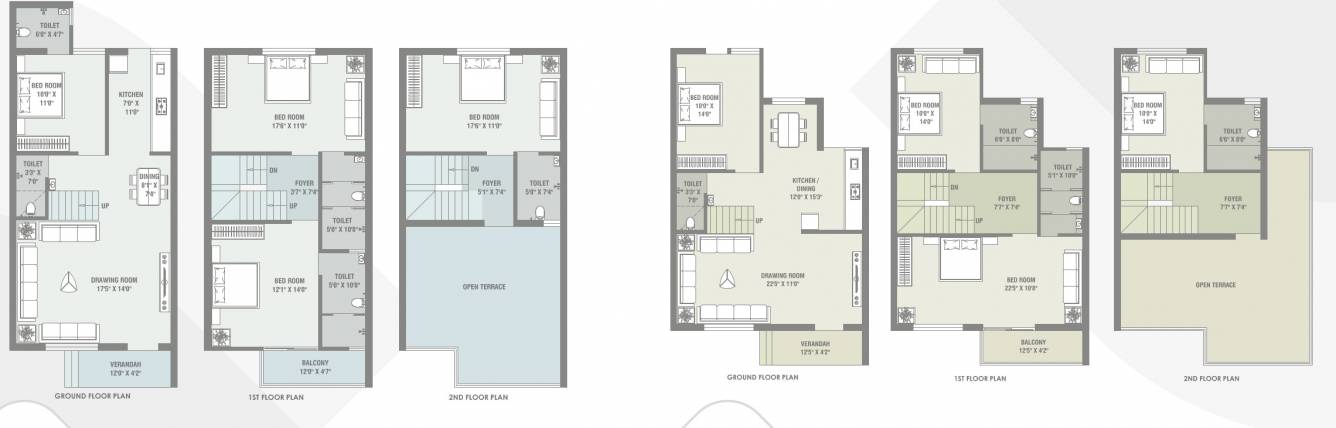  bunglows Cluster Plan