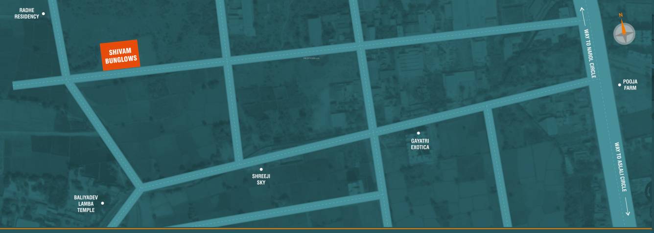  bunglows Location Plan