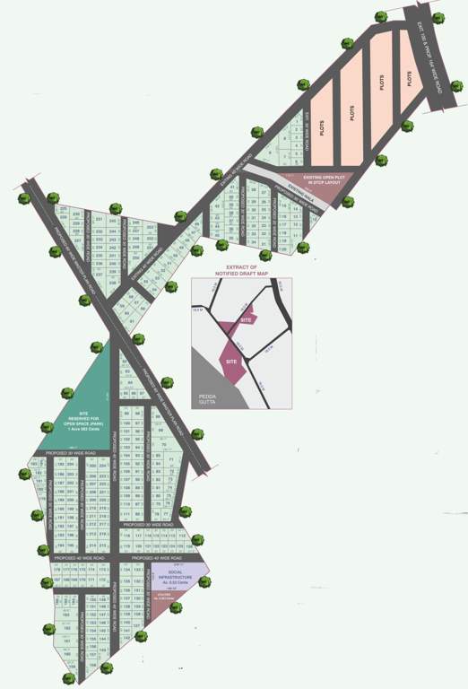  vgbrindavanam Layout Plan