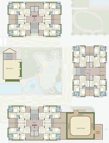 Tower A, B, C Cluster Plan For 1st Floor parvarish Tower A, B, C Cluster Plan For 1st Floor