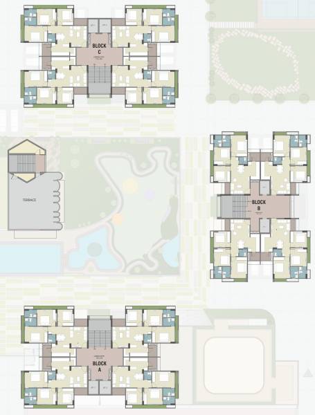 Tower A, B, C Cluster Plan From 2nd To 14th Floor parvarish Tower A, B, C Cluster Plan From 2nd To 14th Floor