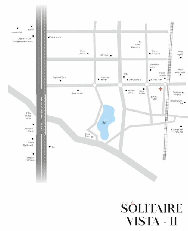  solitaire vista 2 Location Plan