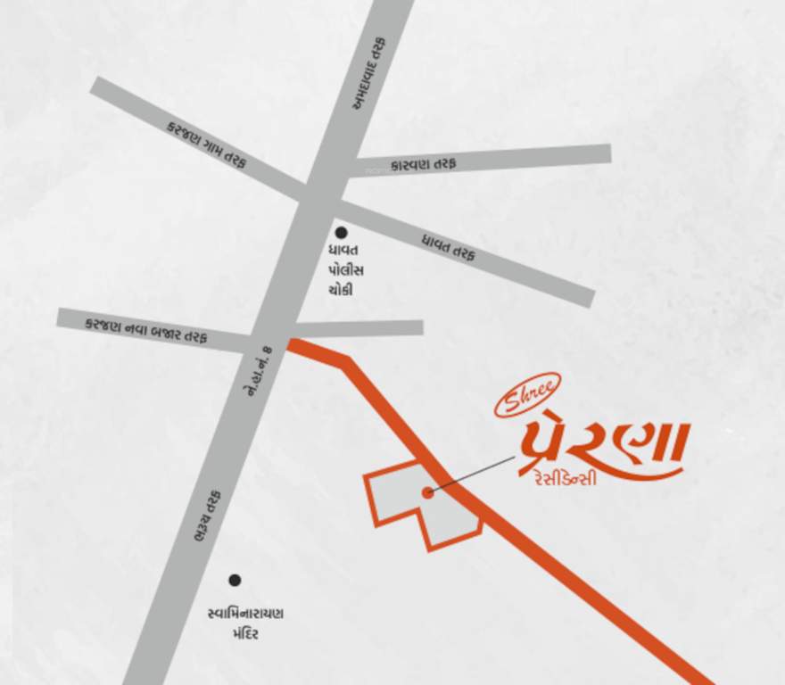  prerna residency Location Plan