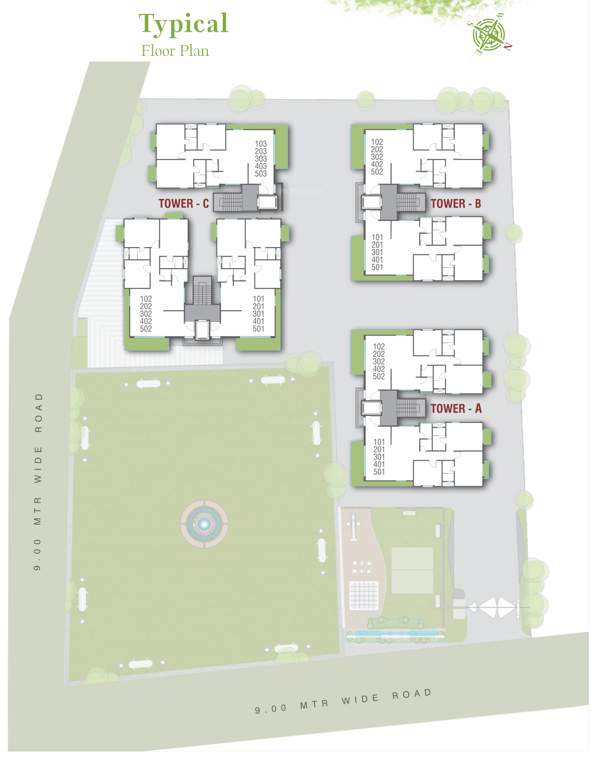 the palace green life Tower B Cluster Plan