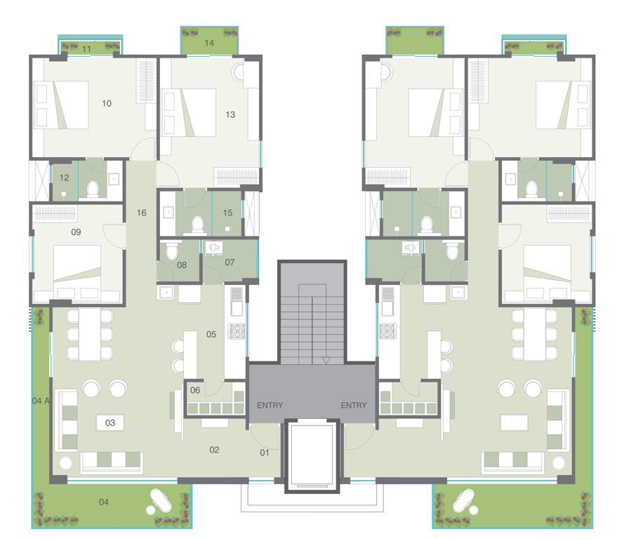 the palace green life Tower C Cluster Plan