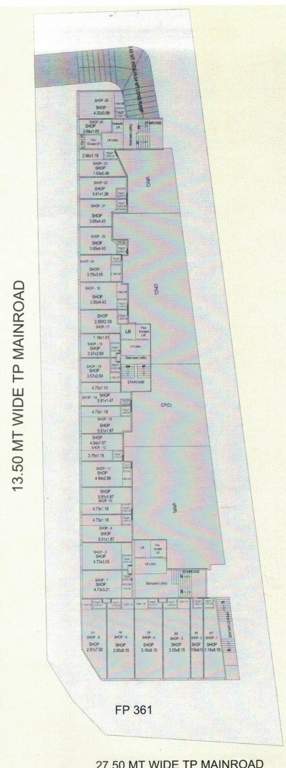 vraj resicom plaza Tower A Cluster Plan For Ground Floor