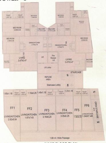 Tower C Cluster Plan vraj-resicom-plaza Tower C Cluster Plan