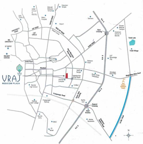 Location Plan vraj-resicom-plaza Location Plan