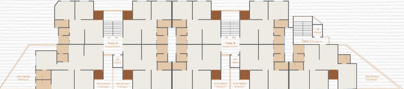  aisha park Block A,B,C Cluster Plan for 1st Floor