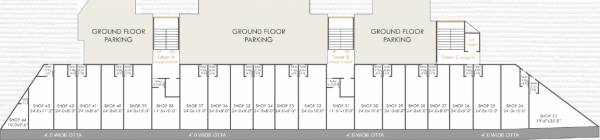 Block A,B,C Cluster Plan for ground Floor aisha-park Block A,B,C Cluster Plan for ground Floor