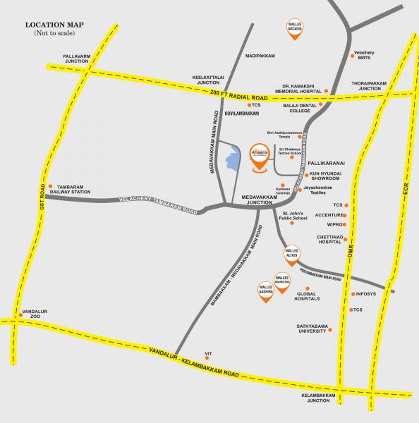  ahaana Location Plan