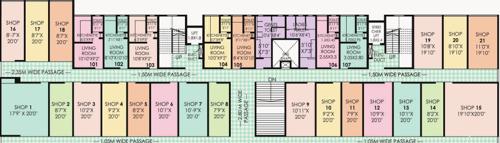  the-rao-heights The Rao Heights Cluster Plan for 1st Floor
