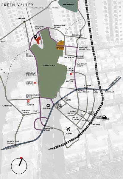  somu-green-valley Location Plan