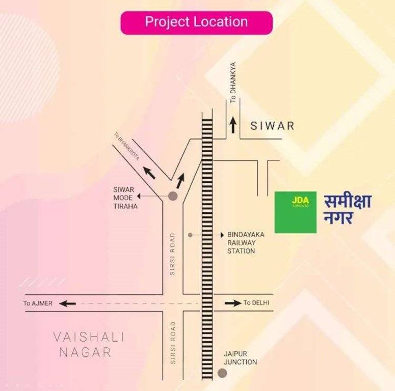  2 bhk villa samiksha nagar Location Plan