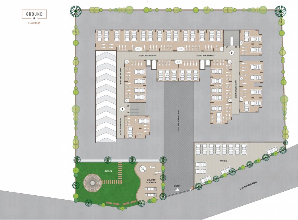  swapnil sky A Cluster Plan for ground Floor