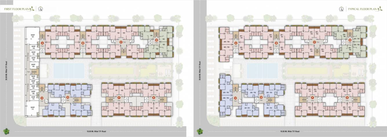  vraj vatika Block A Cluster Plan