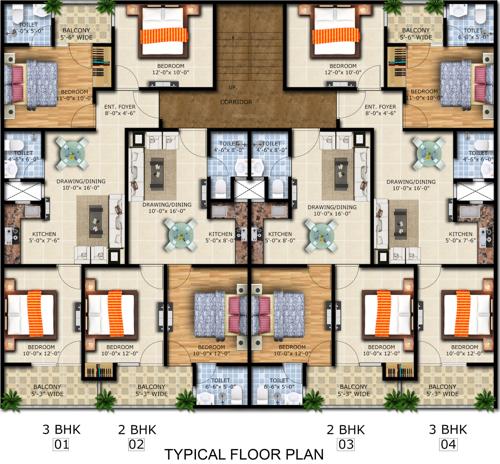 Vihaan Wisteria Cluster Plan from 1st to 6th Floor vihaan-wisteria Vihaan Wisteria Cluster Plan from 1st to 6th Floor