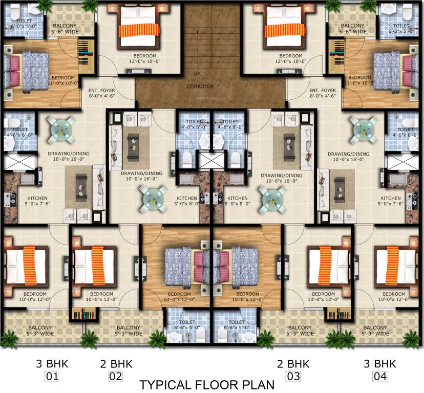 vihaan wisteria Vihaan Wisteria Cluster Plan from 1st to 6th Floor