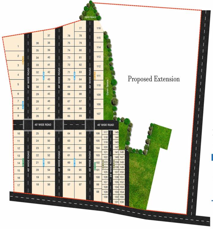  luckie township phase iii Layout Plan