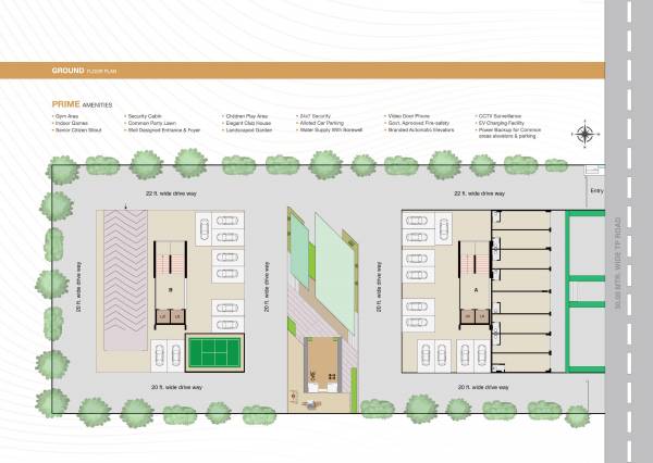  integrity Block A And Block B luster Plan for ground Floor