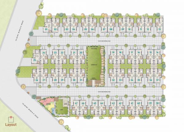  residency Layout Plan