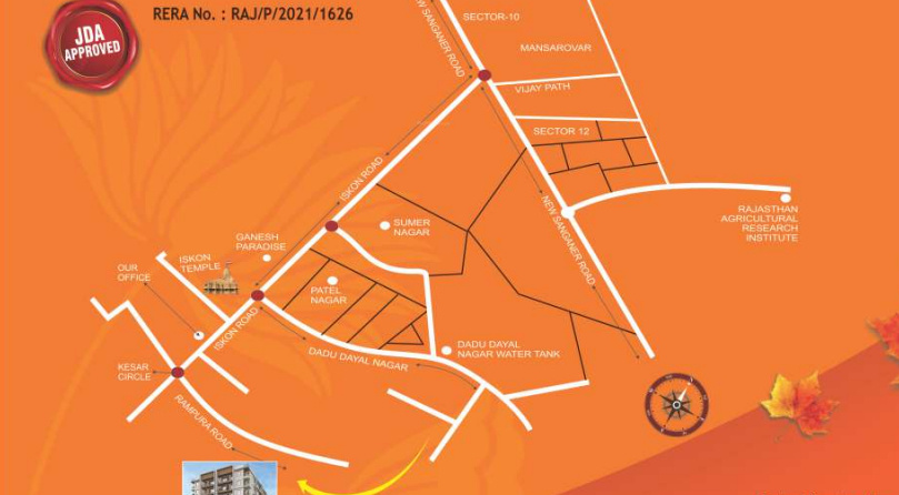  apartments Location Plan