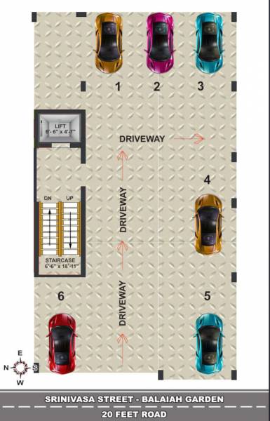  aparna Aparna Cluster Plan For Ground Floor